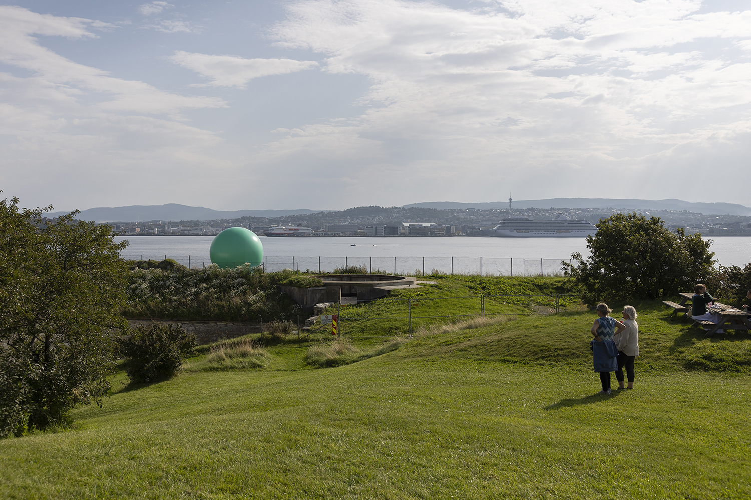 Kan du fjerne den irriterende grønne flekken?, Munkholmen 2024